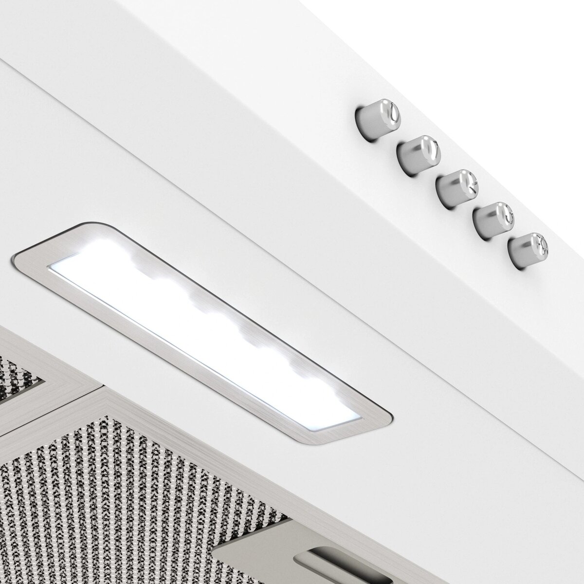 Вытяжка козырьковая Elikor Eco ONE 60 WH, белый 
