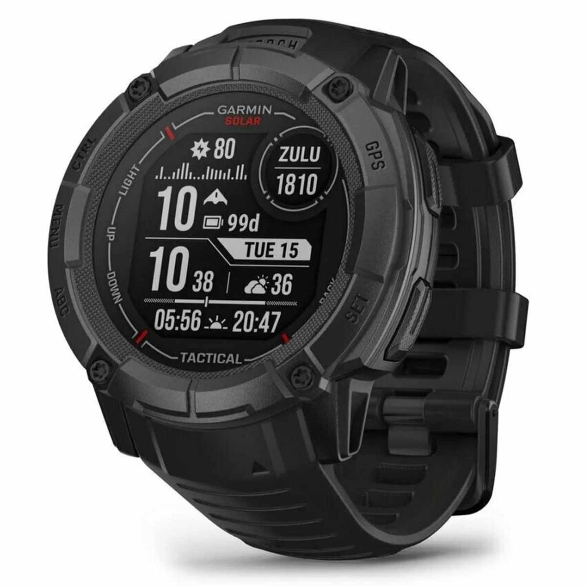 Умные часы Garmin Instinct 2X Solar Tactical (Цвет: Black)