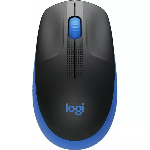 Мышь Logitech M190 (Цвет: Black/Blue)