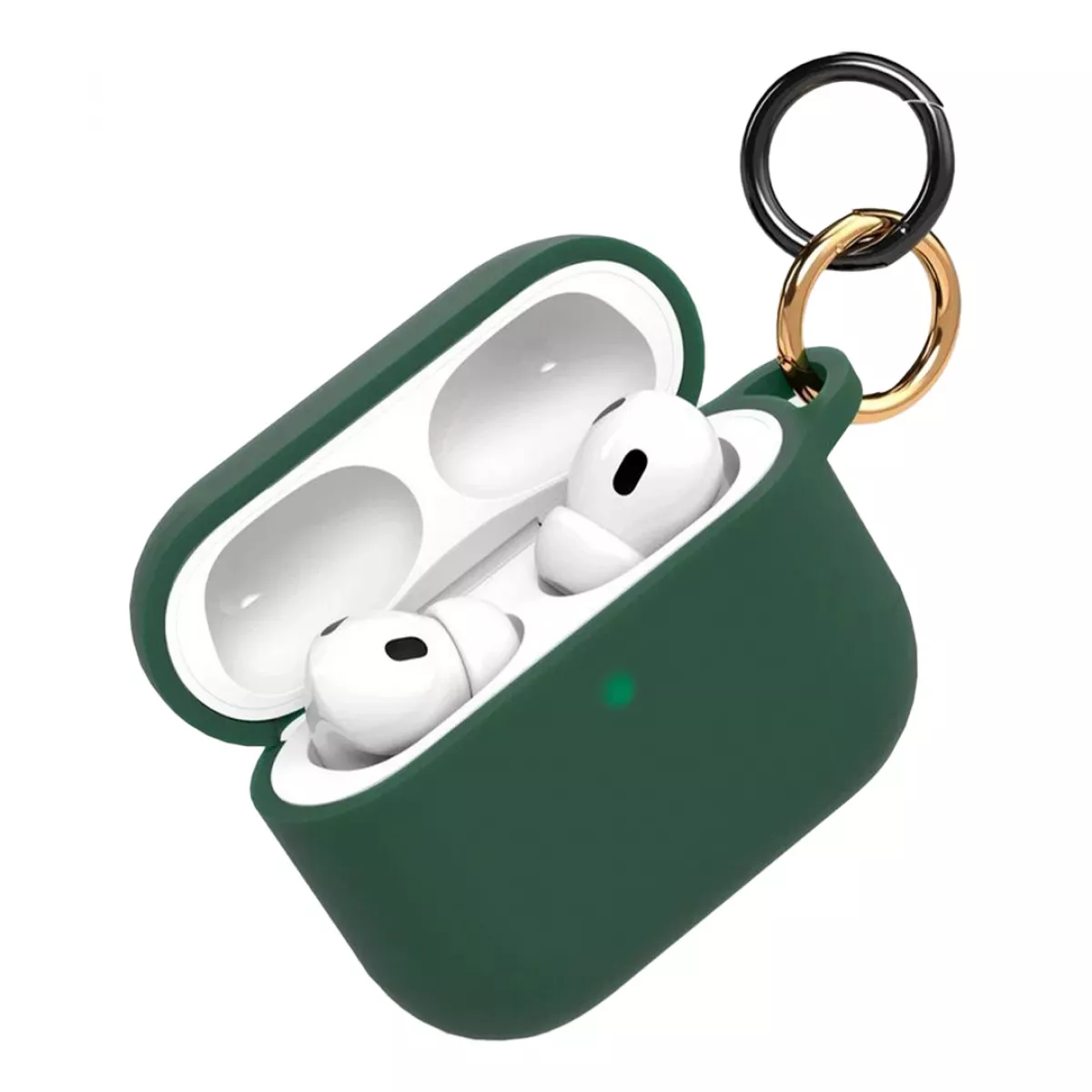 Чехол силиконовый VLP Charm Case для Apple AirPods Pro 3 (Цвет: Green)
