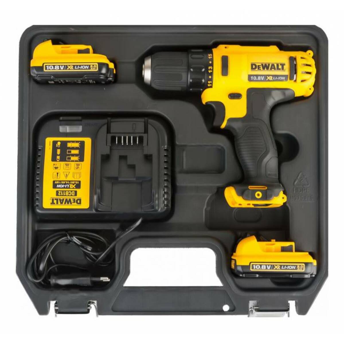 Дрель-шуруповерт DeWalt DCD710D2-KS (Цвет: Yellow)