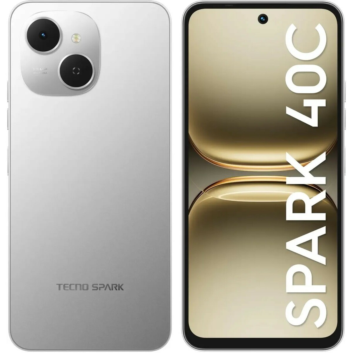 Смартфон Tecno Spark 40C 4/128Gb (Цвет: Titanium Gray)