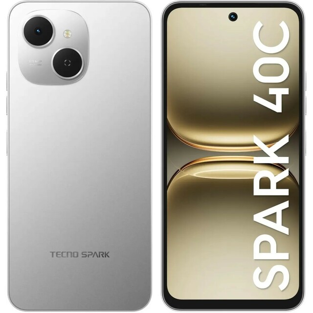 Смартфон Tecno Spark 40C 8 / 128Gb (Цвет:Titanium Gray) 