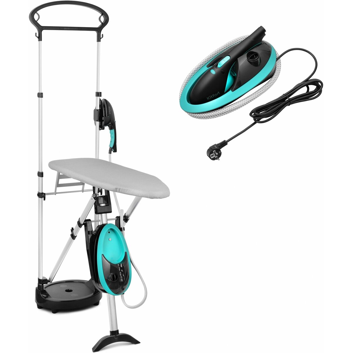 Гладильная система Kitfort КТ-992-2 (Цвет: Black/Turquoise)