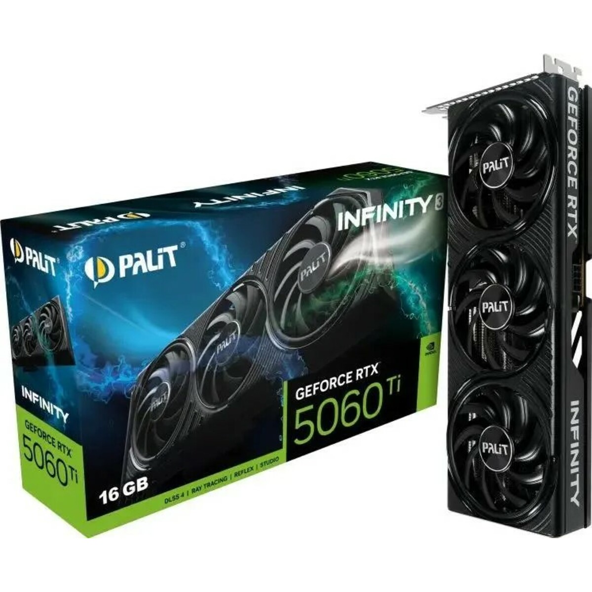 Видеокарта Palit GeForce RTX 5060 Ti Infinity 3 16G (NE7506T019T1-GB2061S)