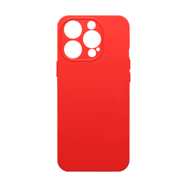 Чехол-накладка Borasco MicroFiber Case для смартфона iPhone 15 Pro Max (Цвет: Dark Red)