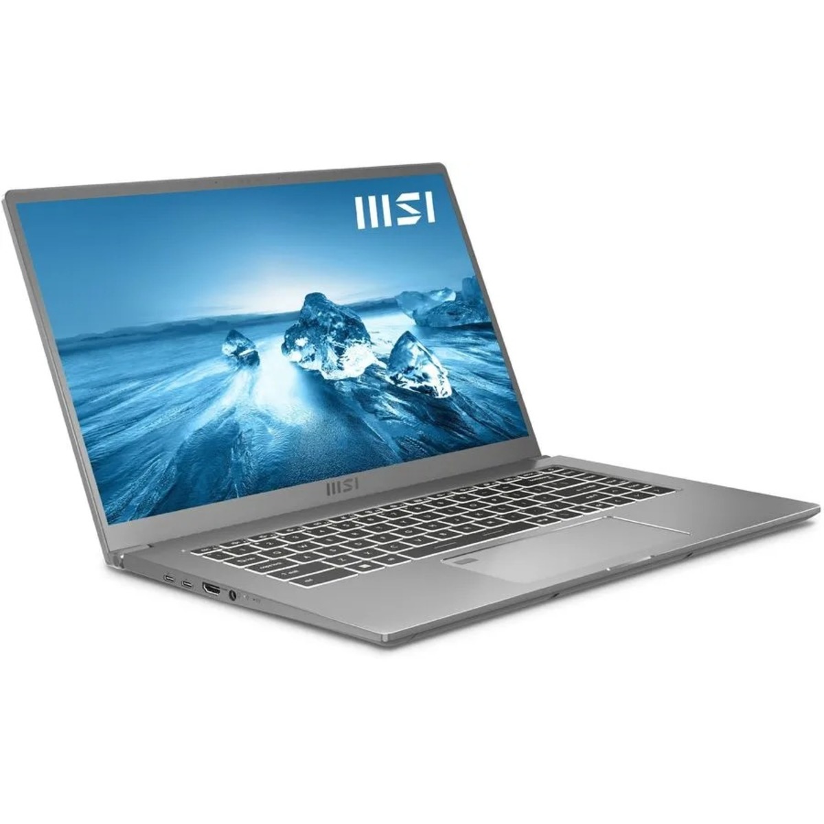 Ноутбук MSI Prestige 15 A12UD-225RU Core i7 1280P 16Gb SSD1Tb NVIDIA GeForce RTX 3050 Ti 4Gb 15.6 IPS FHD (1920x1080) Windows 11 Professional silver WiFi BT Cam