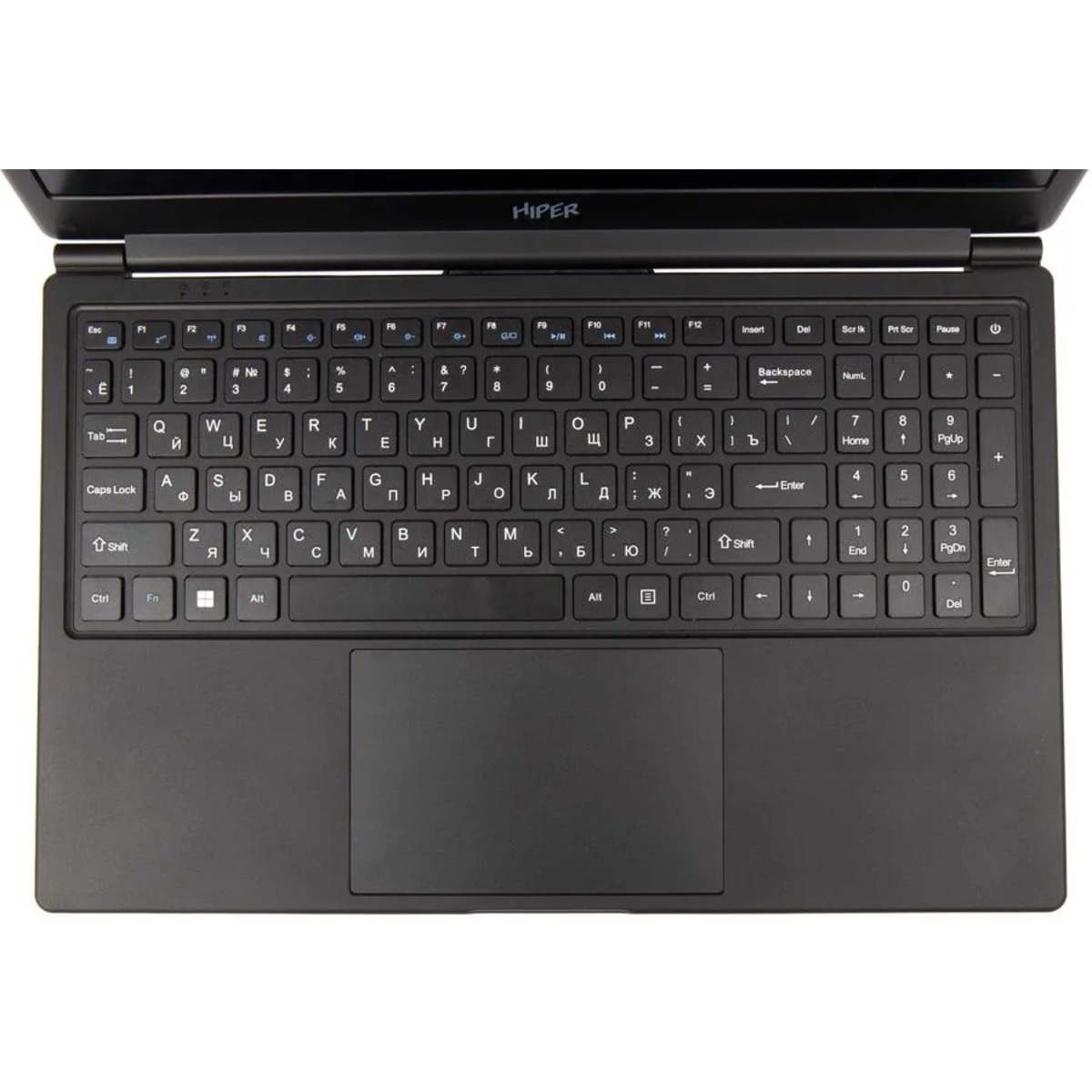 Ноутбук Hiper Workbook A1568K Core i5 1135G7 8Gb SSD512Gb Intel Iris Xe graphics 15.6 IPS FHD (1920x1080) noOS black WiFi BT Cam 3350mAh