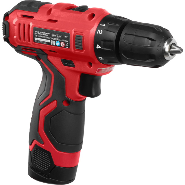 Дрель-шуруповерт MTX MCDL-12-02P (Цвет: Red)