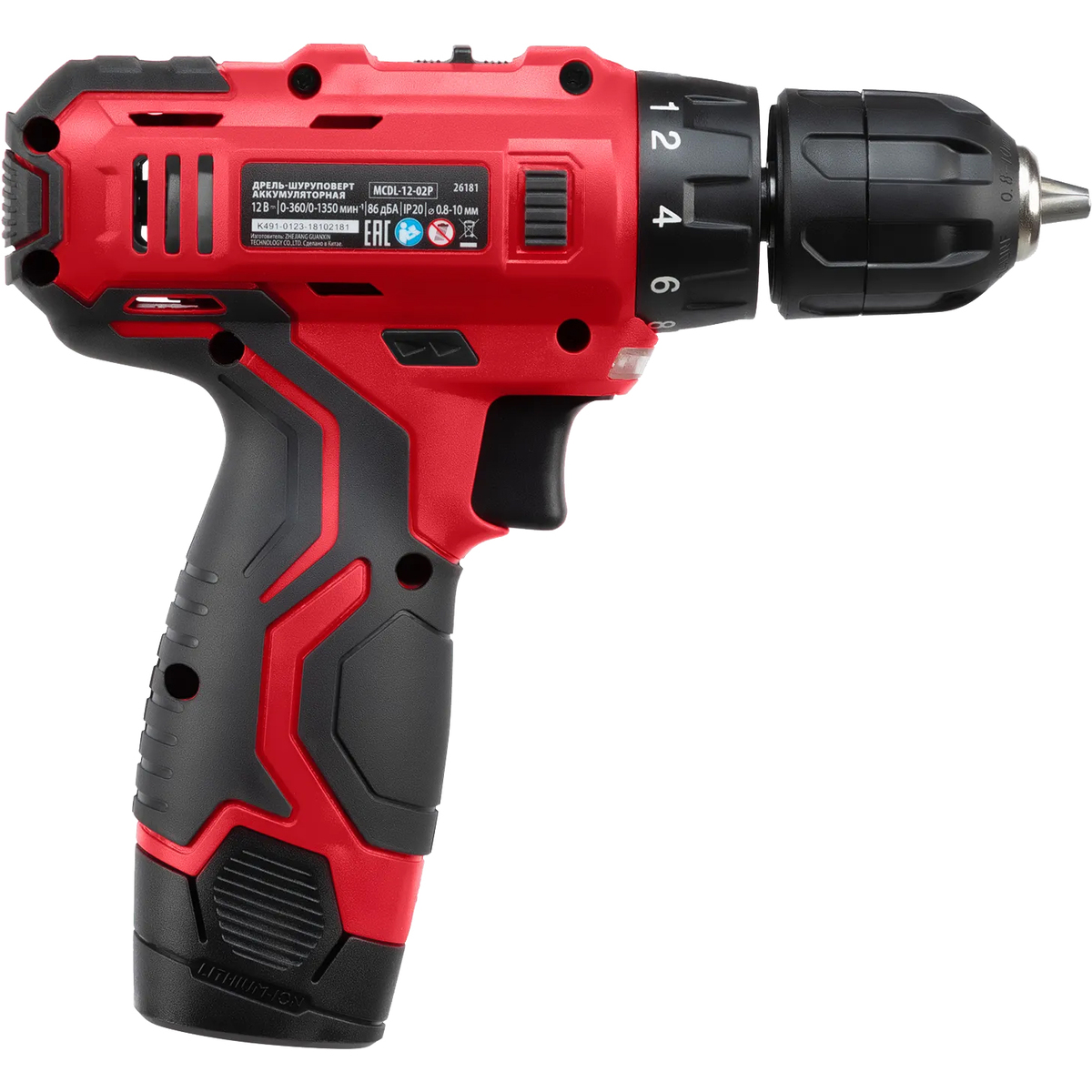 Дрель-шуруповерт MTX MCDL-12-02P (Цвет: Red)