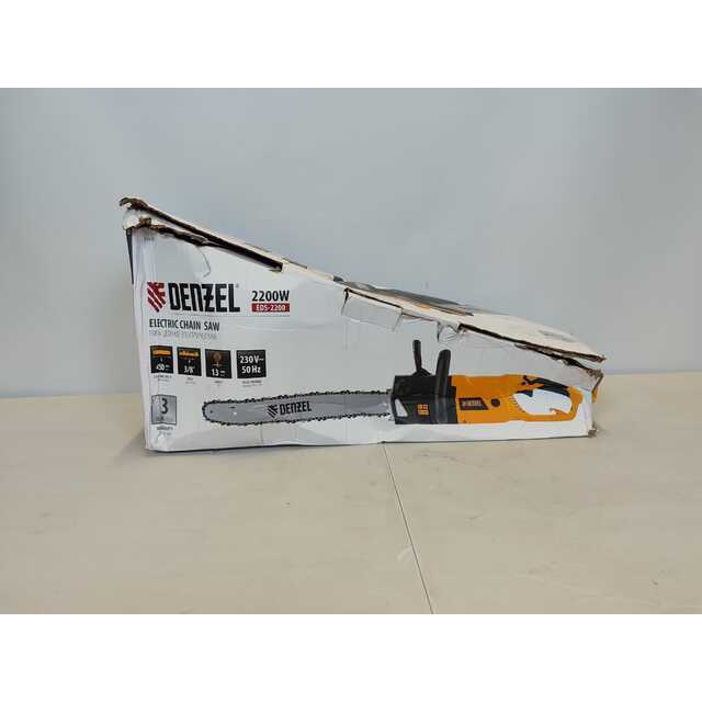 Электрическая цепная пила Denzel EDS-2200 (Цвет: Yellow)