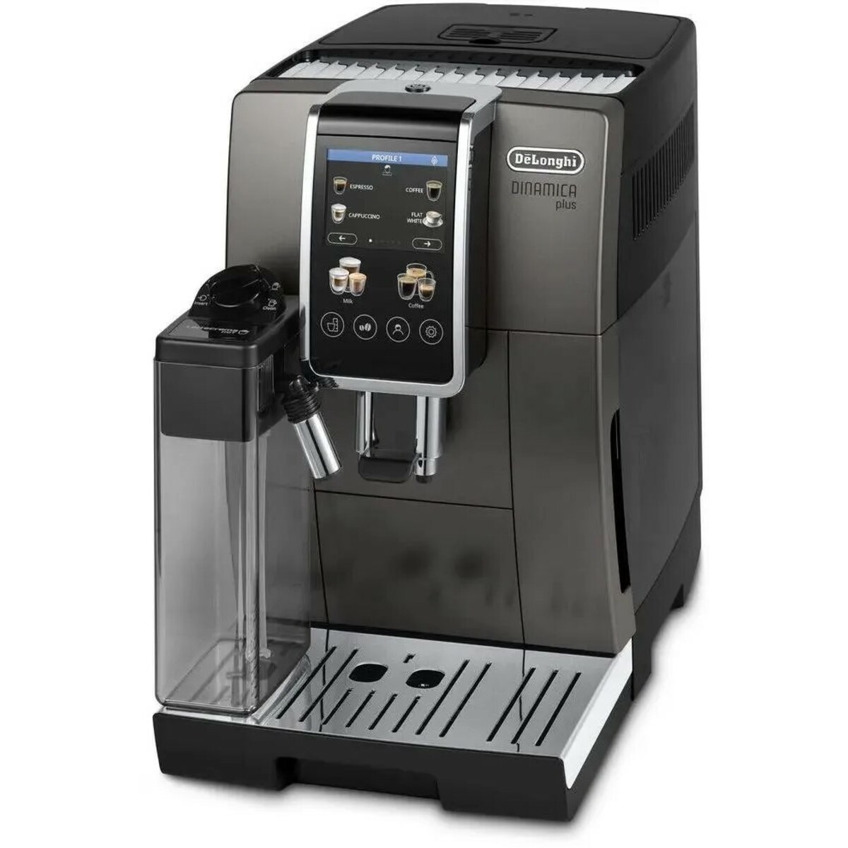 Кофемашина Delonghi Dinamica Plus ECAM380.95.TB (Цвет: Black/Gray)