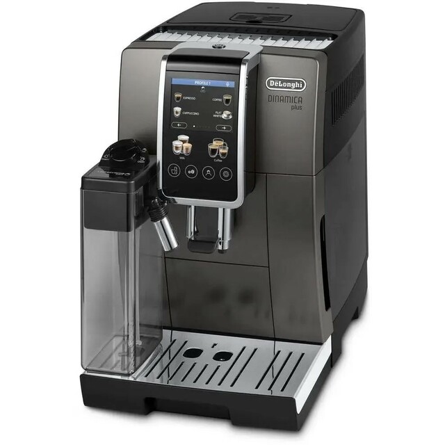 Кофемашина Delonghi Dinamica Plus ECAM380.95.TB (Цвет: Black / Gray)