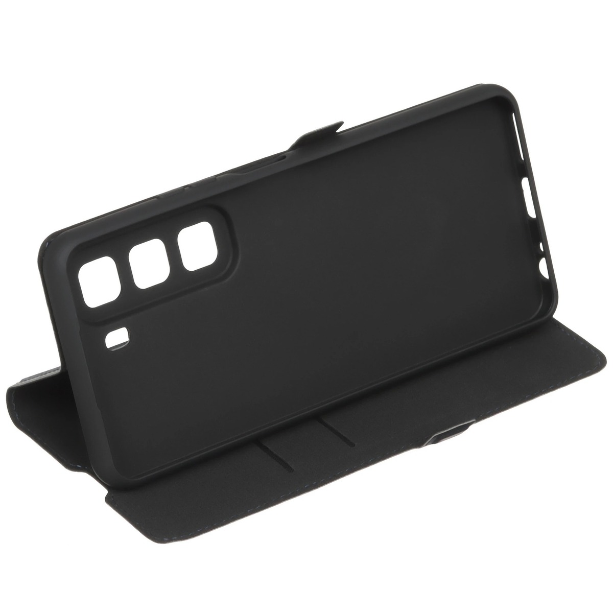 Чехол-книжка Borasco Book Case для смартфона Infinix HOT 50 (Цвет: Синий)