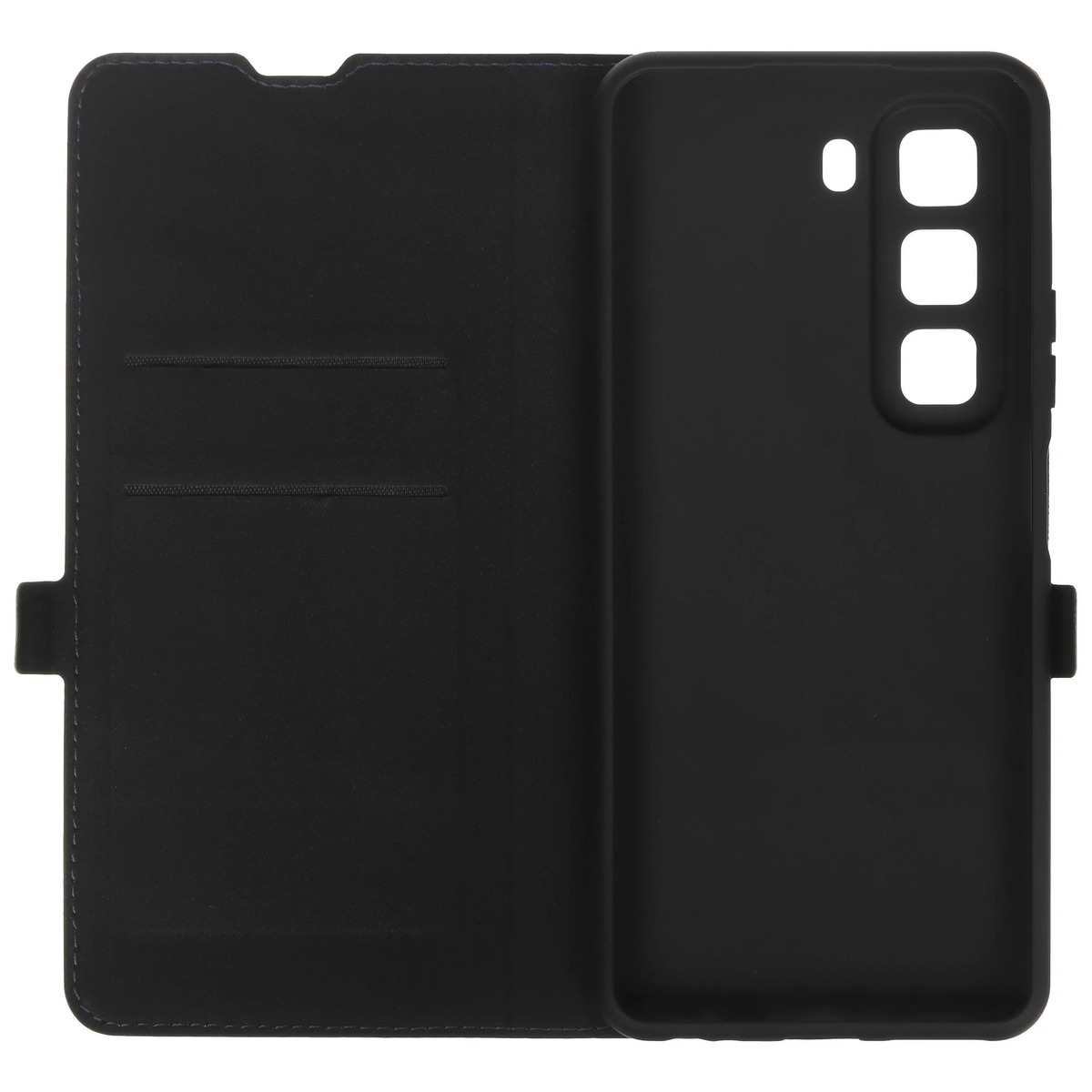 Чехол-книжка Borasco Book Case для смартфона Infinix HOT 50 (Цвет: Синий)