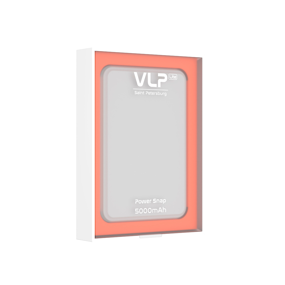 Внешний аккумулятор VLP LITE Power Snap 5000 mAh, 3A, MagSate, USB-C, белый