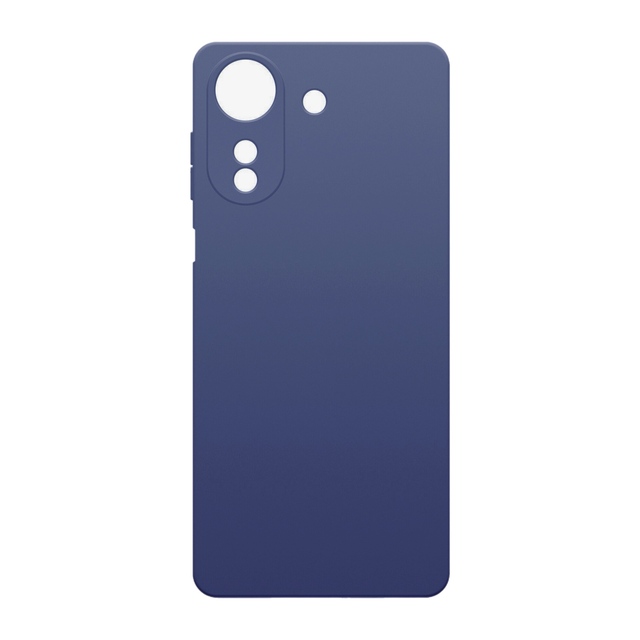 Чехол-накладка Borasco MicroFiber Case для смартфона Xiaomi Redmi 13C (Цвет: Dark Blue)