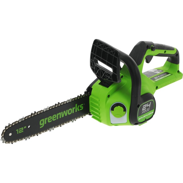 Электрическая цепная пила Greenworks GD24CS30K4 (Цвет: Green) Электрическая цепная пила Greenworks GD24CS30K4 (Цвет: Green)