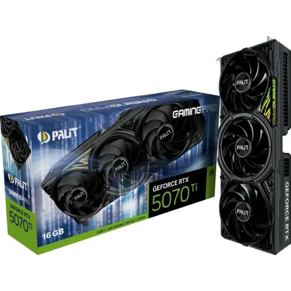 Видеокарта Palit GeForce RTX 5070 Ti GamingPro V1 16G (NE7507T019T2-GB2031Y)