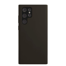Чехол-накладка VLP Liquid Silicone Сase Antistatic для смартфона Samsung Galaxy S22 Ultra (Цвет: Black)