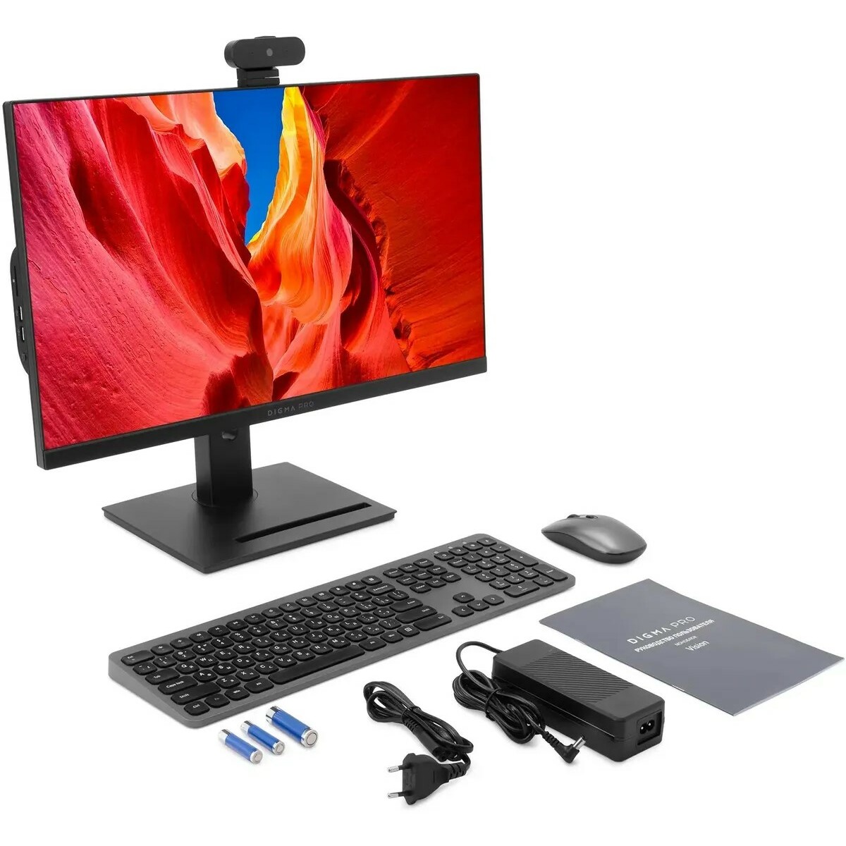 Моноблок Digma Pro Vision (AMD Ryzen 5 5500U 2.1Ghz/8Gb DDR4/SSD256Gb/AMD Radeon Graphics/23.8