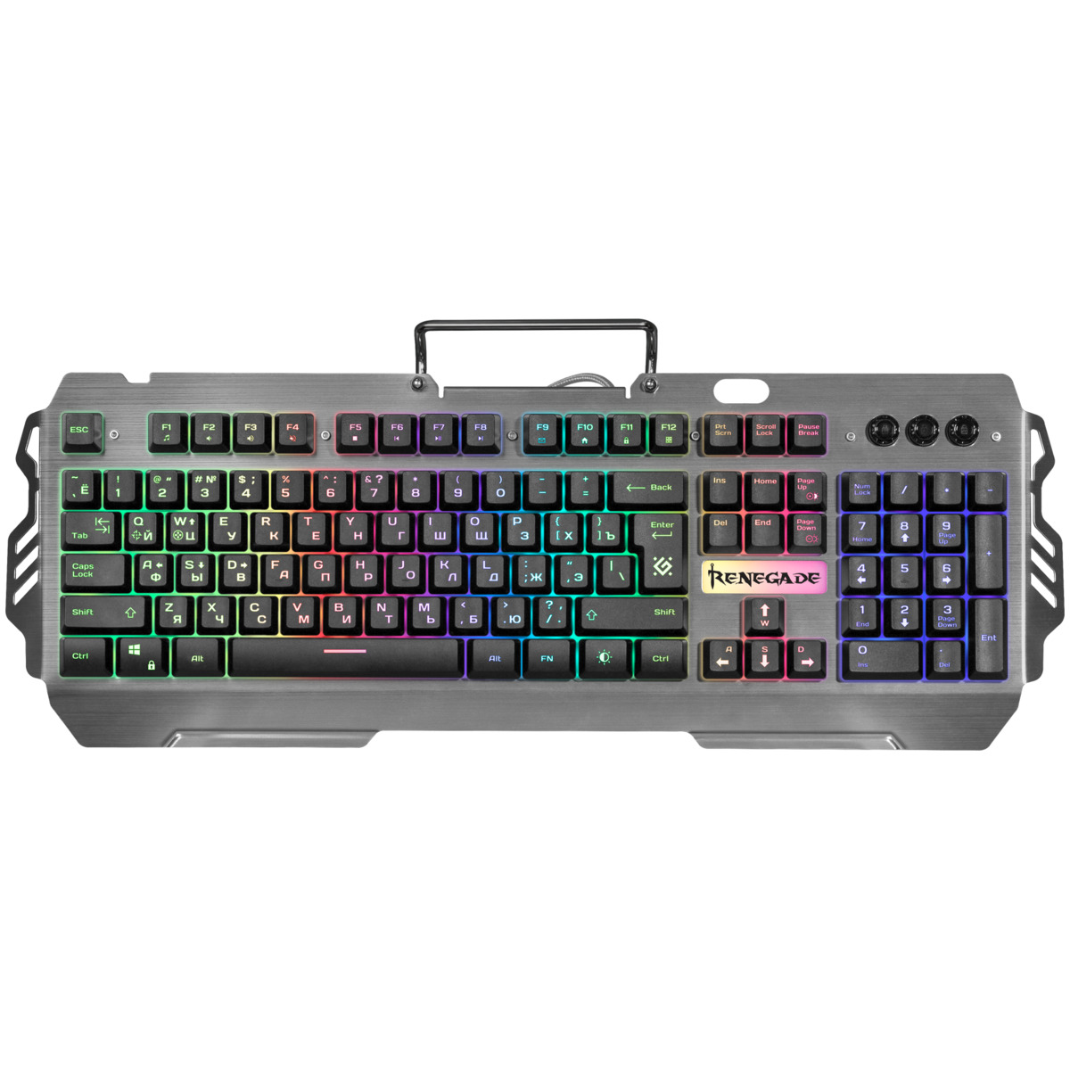 Игровая клавиатура Defender Renegade GK-640DL (Цвет: Silver)
