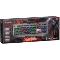 Игровая клавиатура Defender Renegade GK-640DL (Цвет: Silver)