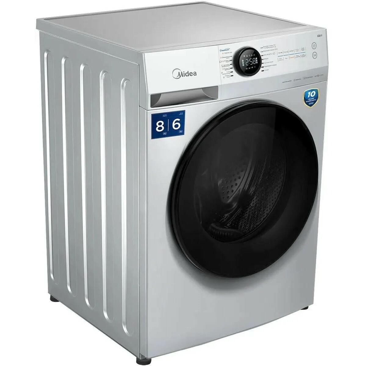 Стиральная машина Midea MF200D80WBS/W-RU, белый