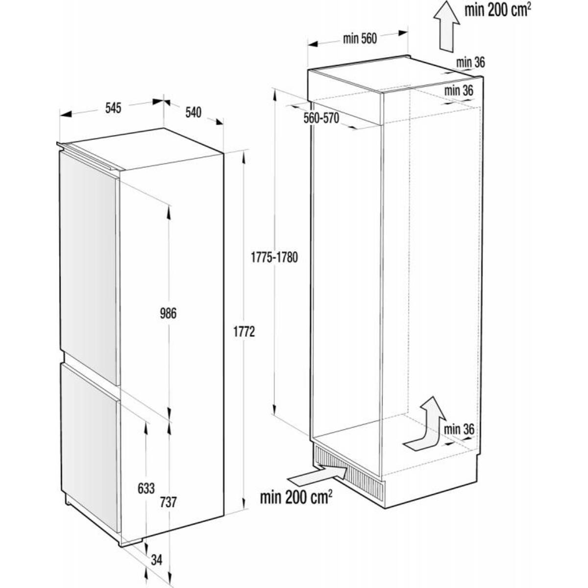 Холодильник Gorenje RKI4182E1 (Цвет: White)