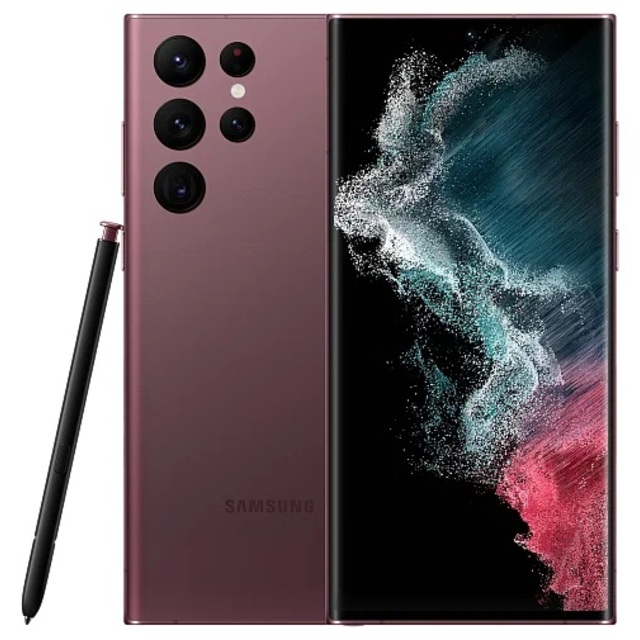 Смартфон Samsung Galaxy S22 Ultra 12/512Gb (Цвет: Burgundy)