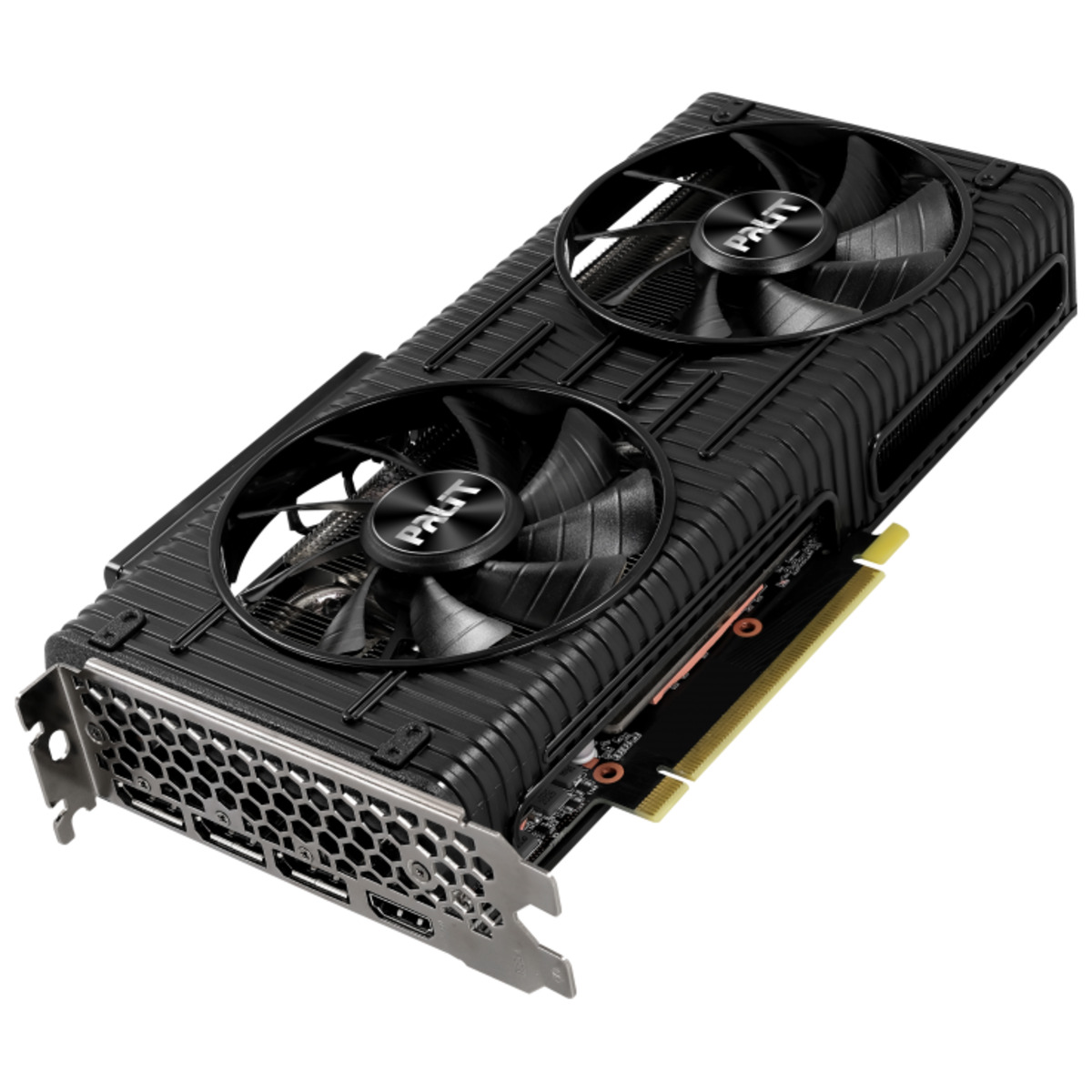 Видеокарта Palit PCI-E PA-RTX3060Ti DUAL OC 8G NVIDIA GeForce RTX 3060Ti 8192Mb 256 GDDR6 1410 / 14000 / HDMIx1 / DPx3 / HDCP Ret lhr