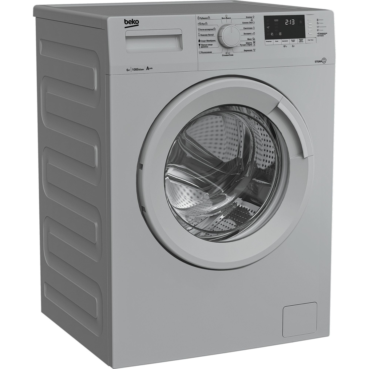Стиральная машина Beko WSRE6512ZSS (Цвет: Silver)