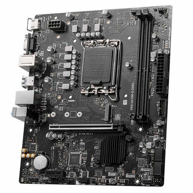 Материнская плата MSI PRO H610M-E DDR4