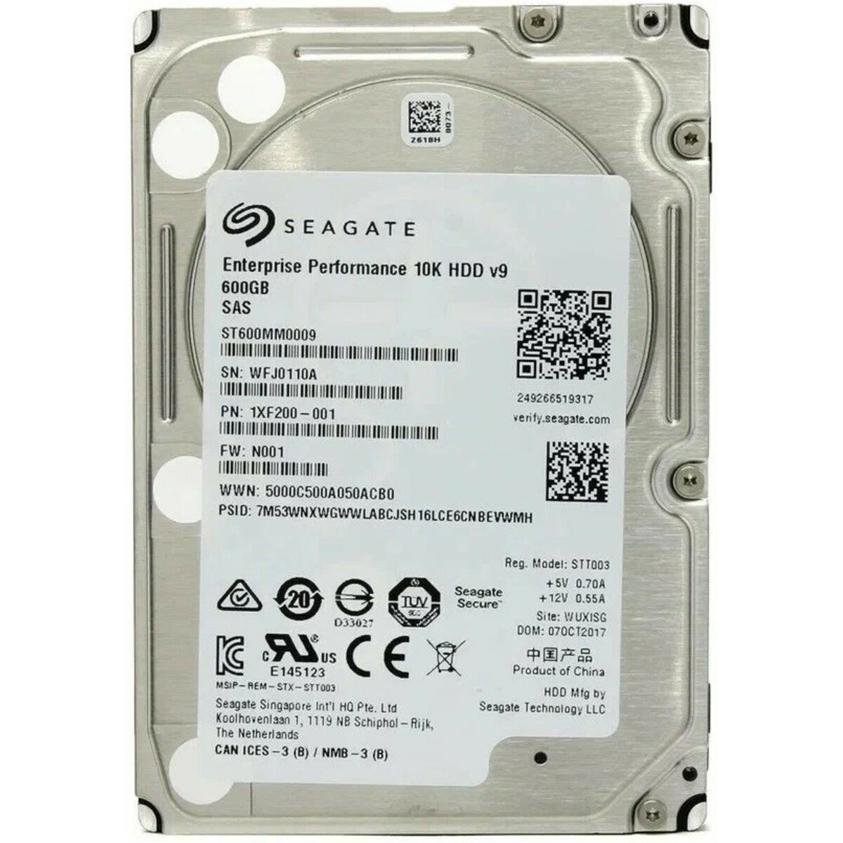 Жесткий диск Seagate SAS 2.5 600Gb ST600MM0009 