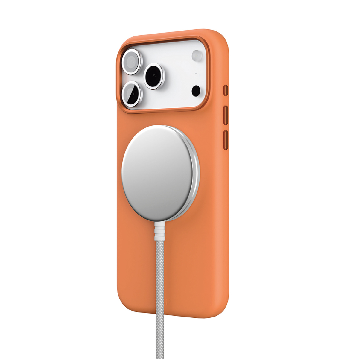Чехол-накладка VLP Aster Pro Case with MagSafe для смартфона Apple iPhone 17 Pro Max (Цвет: Orange)