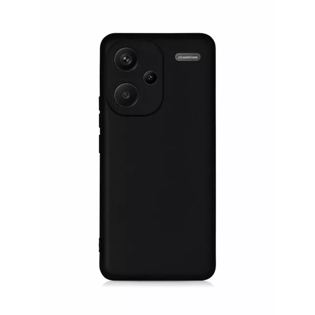 Чехол-накладка Borasco MicroFiber Case для смартфона Xiaomi Redmi Note 13 Pro+ (Цвет: Black)