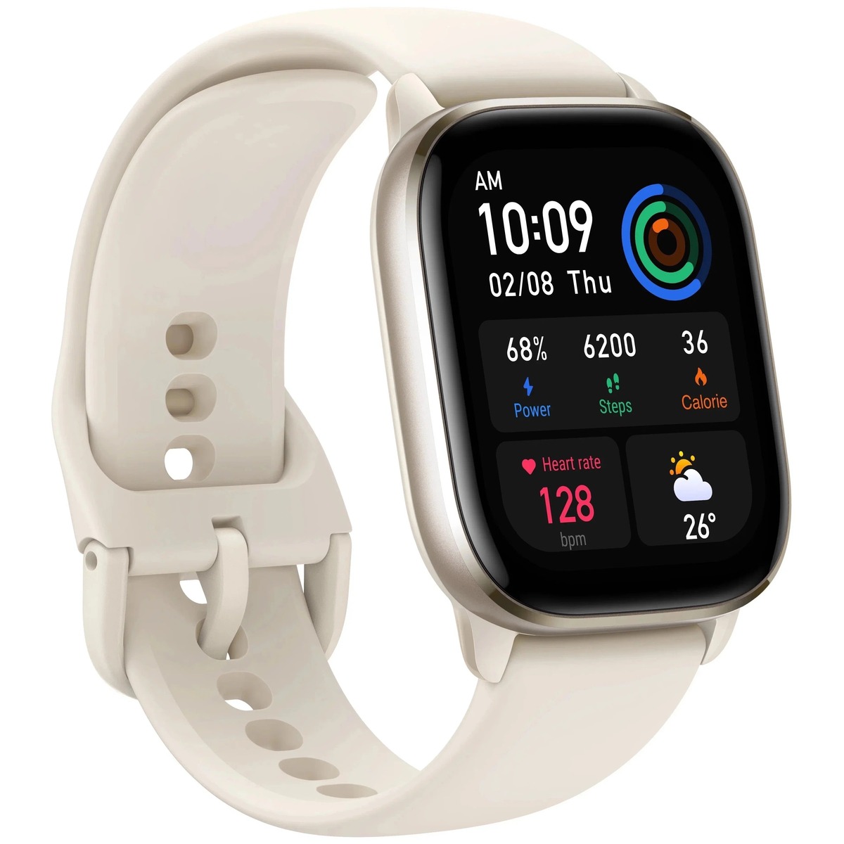 Умные часы Amazfit GTS 4 mini (Цвет: Moonlight White)