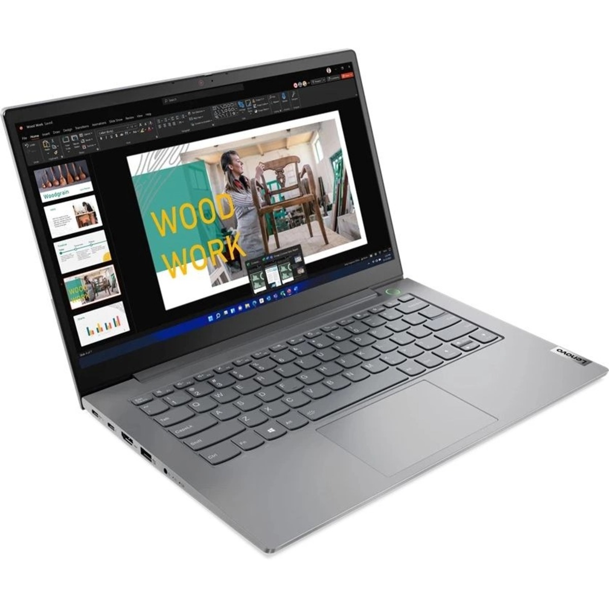 Ноутбук Lenovo Thinkbook 14 G4 IAP Core i7 1255U 16Gb SSD512Gb Intel Iris Xe graphics 14 IPS Touch FHD (1920x1080) / ENGKBD Windows 11 Professional 64 grey WiFi BT Cam (21DH000VUS)