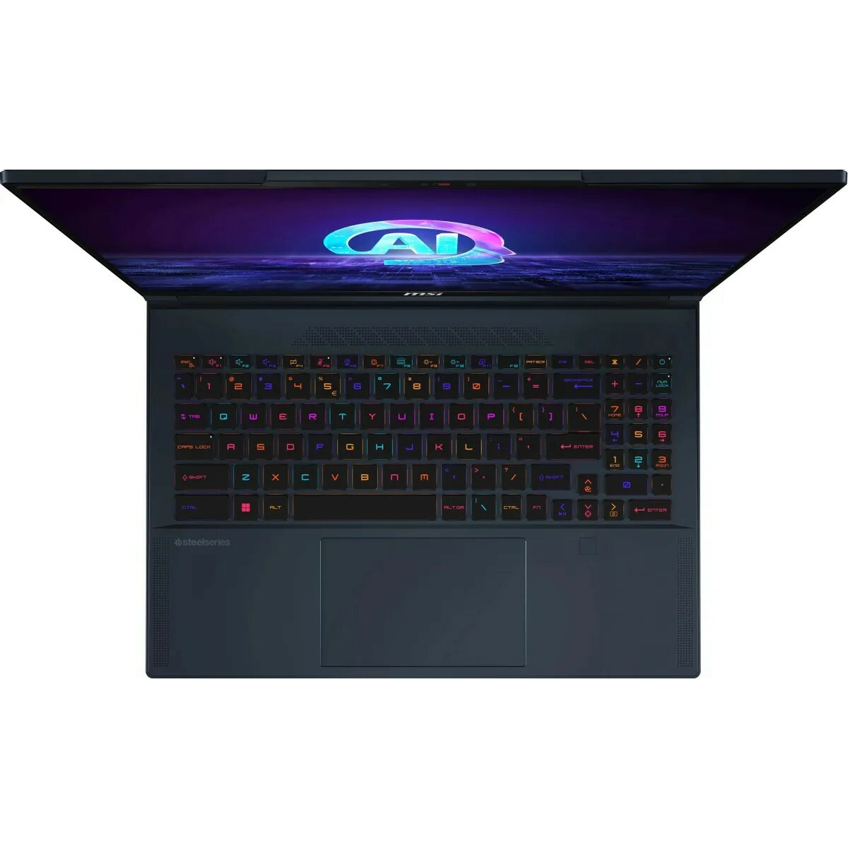 Ноутбук MSI Stealth 16 AI Studio A1VHG-061RU (Intel Core Ultra 9 185H 2.3Ghz / 32Gb DDR5 / SSD 2Tb / NVIDIA GeForce RTX4080 12Gb / 16 / IPS / UHD+ (3840x2400) / Windows 11 / dark blue / WiFi / BT / Cam) 