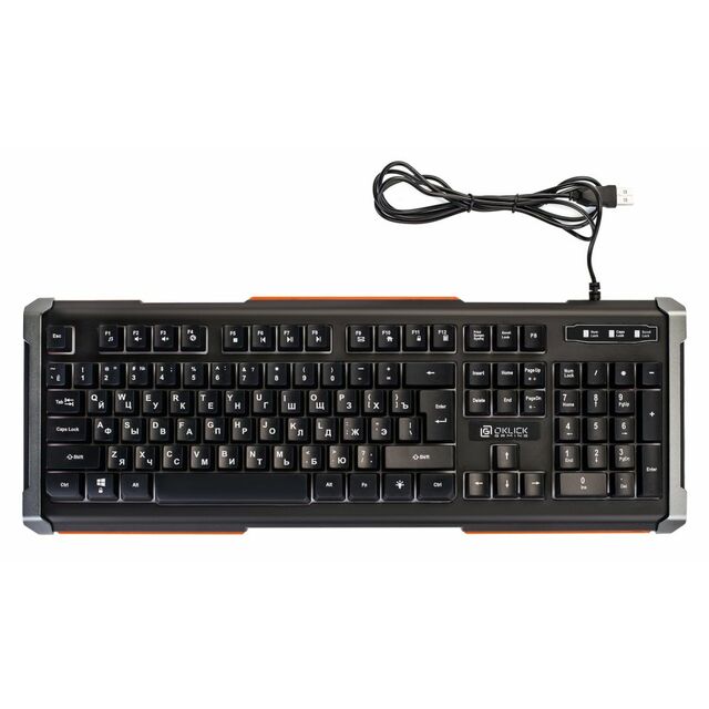 Клавиатура Оклик 710G BLACK DEATH (Цвет: Black/Gray)