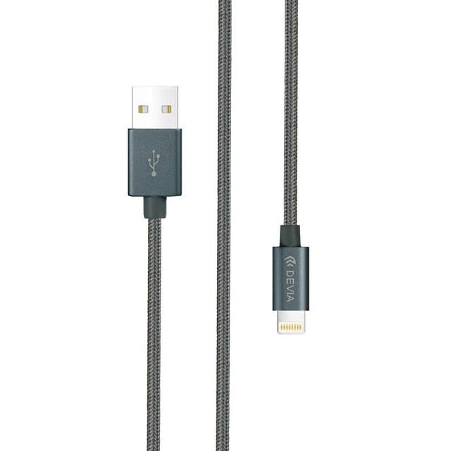 Кабель Devia Fashion USB to Lightning MFI Cable 1.2m (Цвет: Gray)