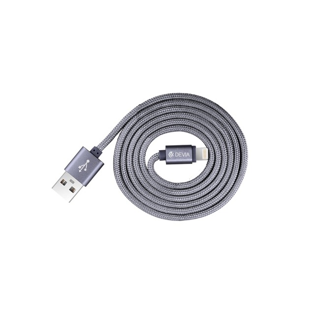 Кабель Devia Fashion USB to Lightning MFI Cable 1.2m (Цвет: Gray)