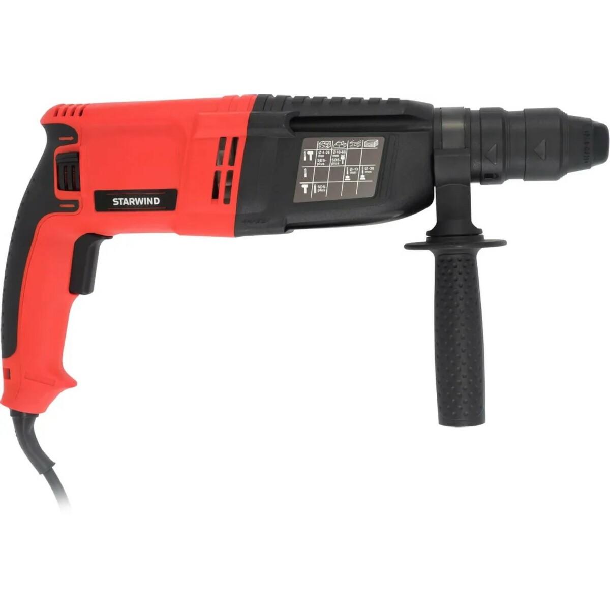 Перфоратор Starwind RH28Q-990S1 (Цвет: Red/Black)