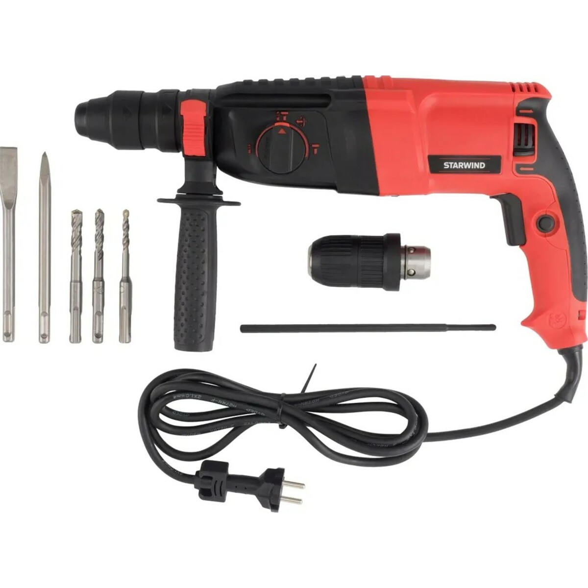 Перфоратор Starwind RH28Q-990S1 (Цвет: Red/Black)