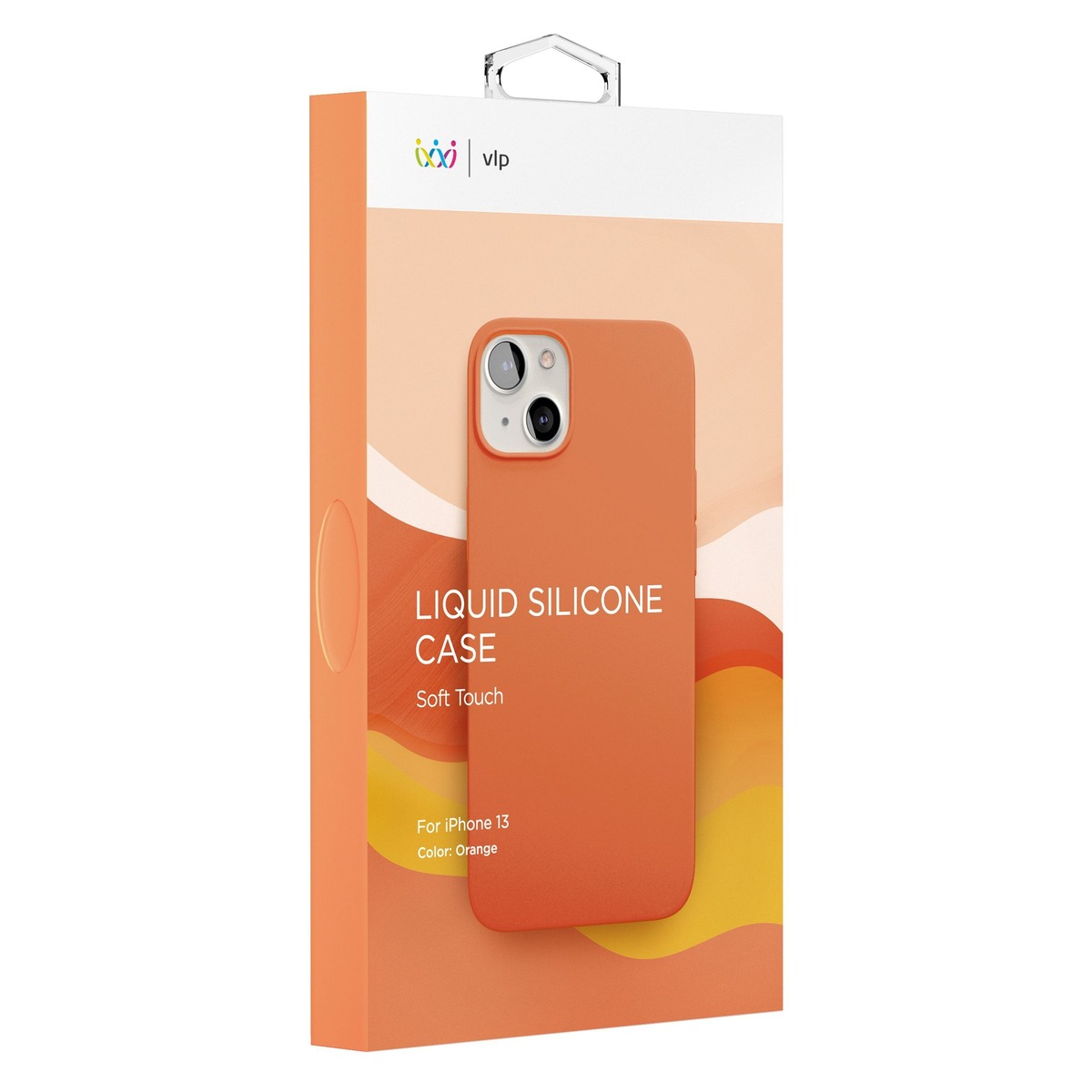 Чехол-накладка VLP Silicone Case для смартфона Apple iPhone 13 Pro (Цвет: Orange)