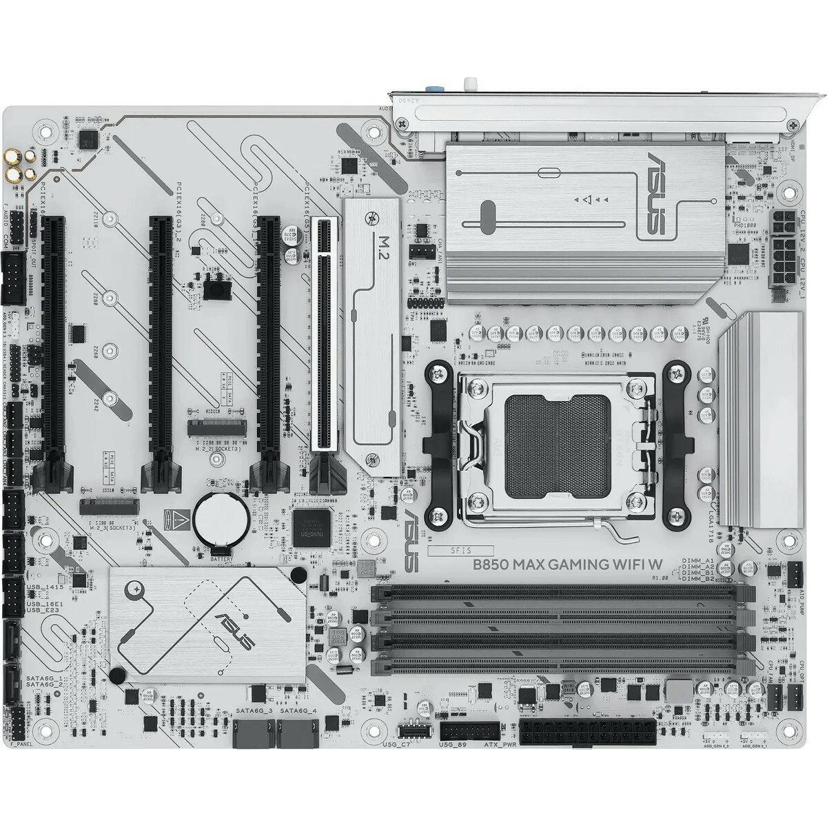 Материнская плата Asus B850 MAX GAMING WIFI W 
