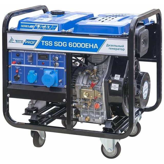 Генератор ТСС SDG 6500EHA (Цвет: Blue)