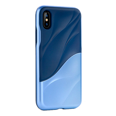 Чехол-накладка Devia Wave Series Case для смартфона iPhone X / XS (Цвет: Blue)