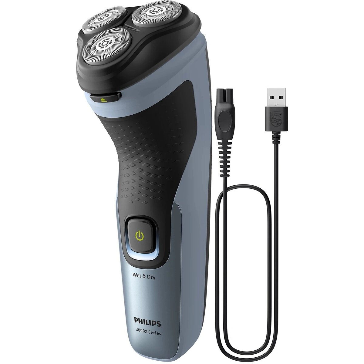 Бритва роторная Philips 3000X Series X3063/00 (Цвет: Black/Blue)