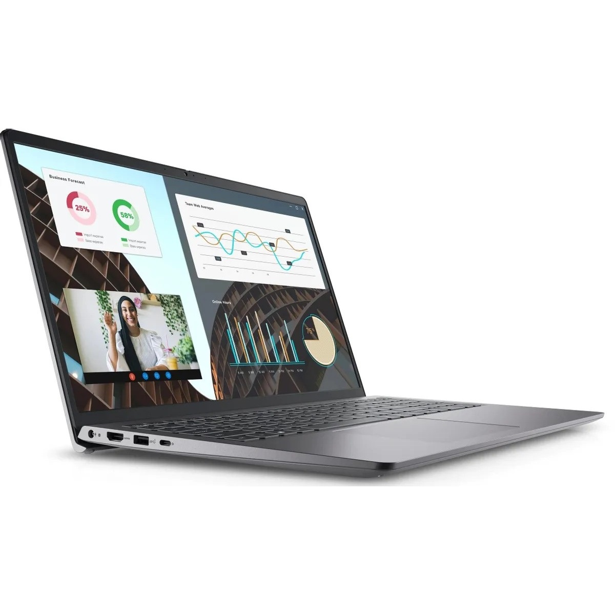 Ноутбук Dell Vostro 3530 (Intel Core i5 1335U 1.3Ghz / 8Gb DDR4 / SSD 512Gb / Intel UHD Graphics / 15.6